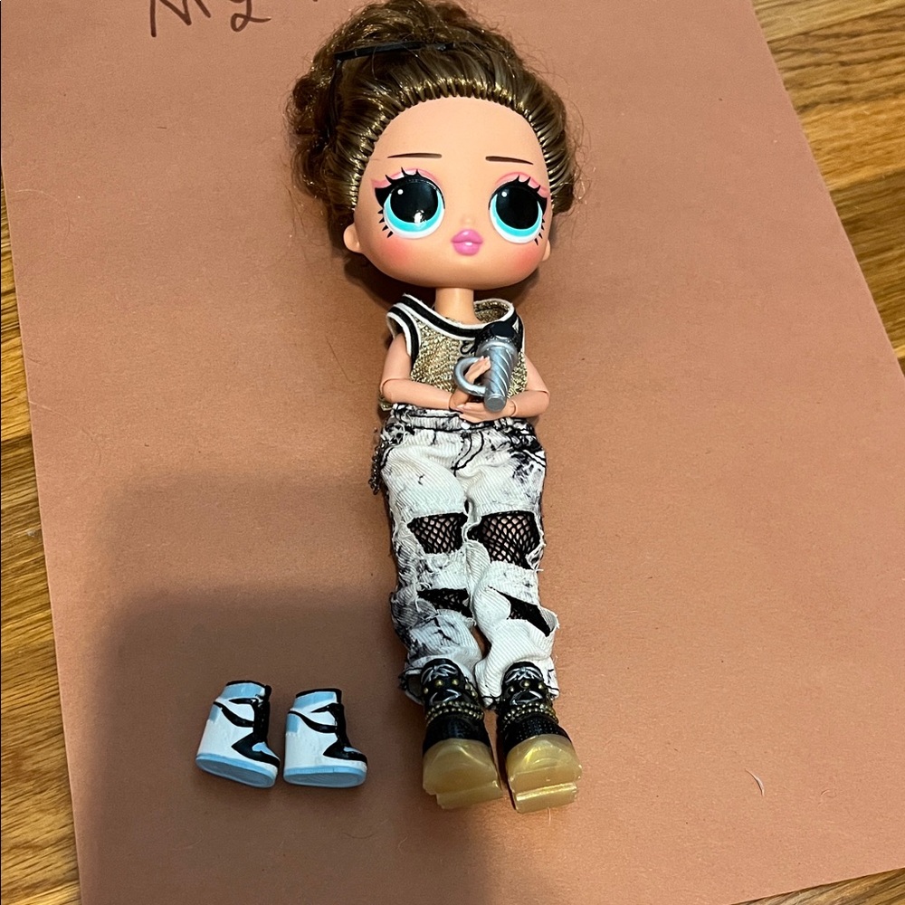 Fashion Doll with Black and White Outfit